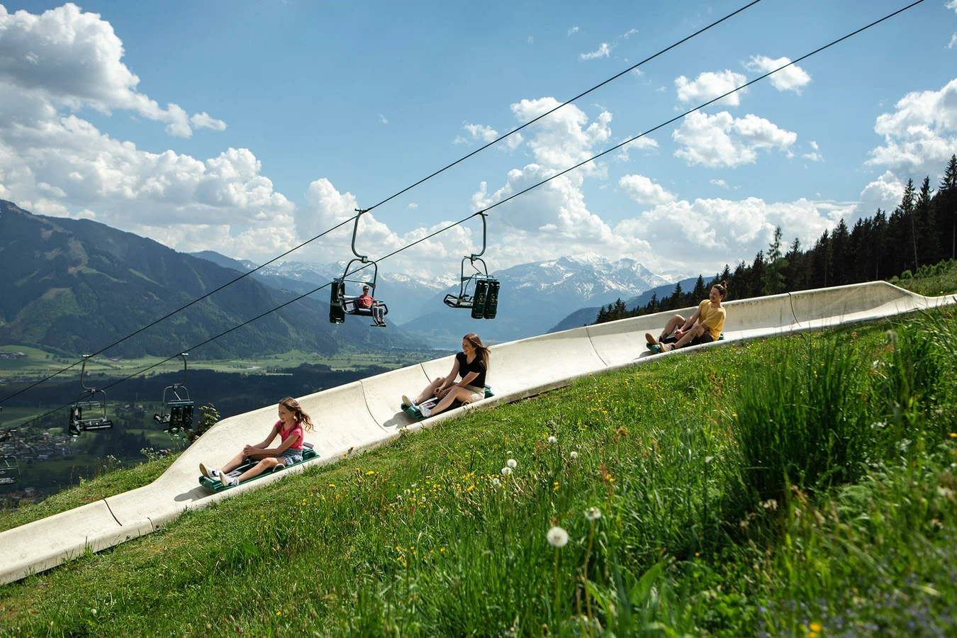 Summer toboggan run on Biberg